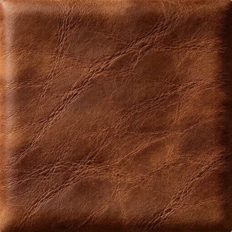 Crazy Horse-effect leather tonal contrast