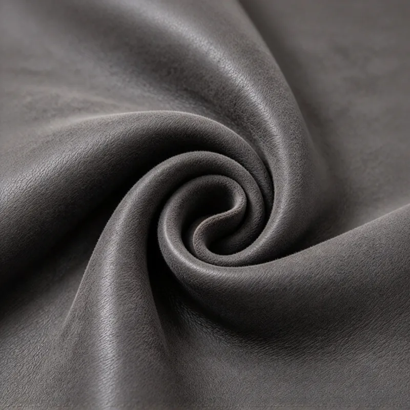 Nubuck-Effect Split Leather